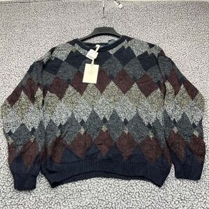 Vintage Urban Renewal Sweater Men XXL‎ Long Sleeve Pullover New 2XL
